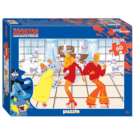 Мозаика "puzzle" 60 "Бременские музыканты. Золотая коллекция" (С/м) 81043 - купить в интернет-магазине «Буратино»