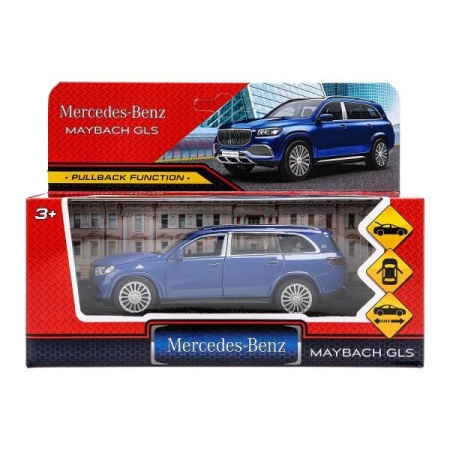 Машина металл MERCEDES-BENZ gls maybach 12 см, дв,баг,инер,брил-син, кор. Технопарк в кор.2*36шт MAY - купить в интернет-магазине «Буратино»