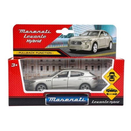 Машина металл maserati levante, 11,5 см,  двери, инерция, серебристый,  кор. Технопарк в кор.2*48шт - купить в интернет-магазине «Буратино»