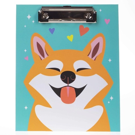 Папка-Планшет А5ф с метал. зажимом Happy Dog Пп5л_075754 - купить в интернет-магазине «Буратино»