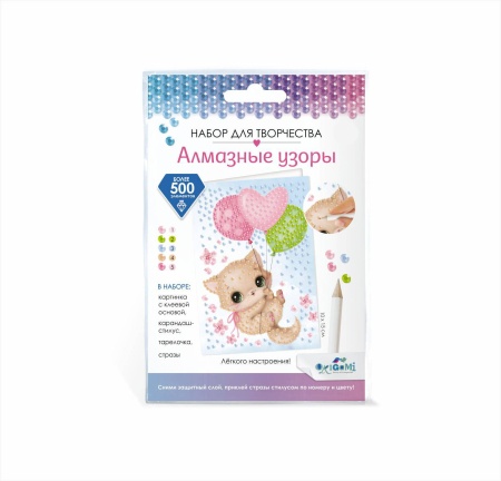 Алмазные узоры. Открытка. Легкое настроение. Арт.07503 07503 - купить в интернет-магазине «Буратино»