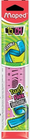 027900 TWIST'N FLEX FLEX Линейка 30см, нелом., гибкая, с градуир. на обеих сторонах 27900 - купить в интернет-магазине «Буратино»