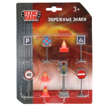 Набор СВЕТОФОР + дорожные знаки. блистер Технопарк в кор.2*72шт SB-17-21-BLC - купить в интернет-магазине «Буратино»