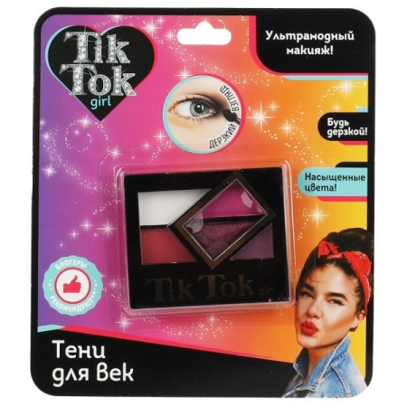 Тени для век TIK TOK GIRL в кор.24*12шт ES61558TTG - купить в интернет-магазине «Буратино»