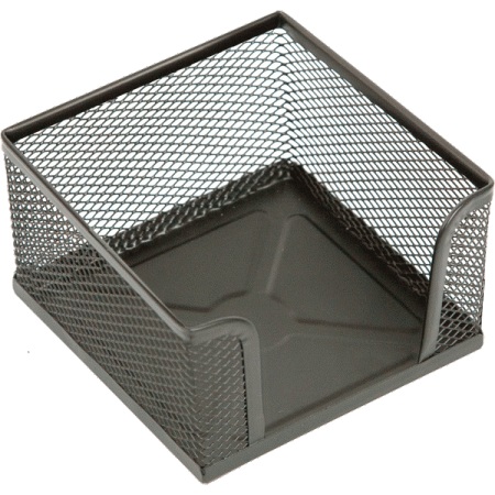 Бокс для бумажного блока "deVENTE" 9,5x9,5x6 см, сетчатый мет, черный 3042002 - купить в интернет-магазине «Буратино»