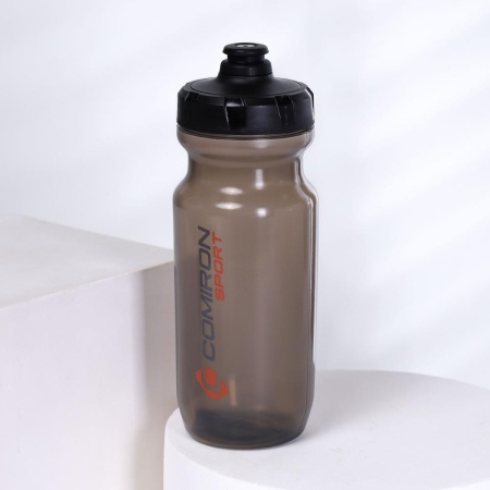 Бутылка велосипедная COMIRON RACE1 Gray  гоночная, силиконовый клапан +уплотнитель, пищевой PP, BPA- - купить в интернет-магазине «Буратино»