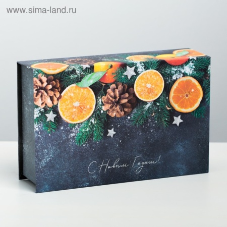 Коробка?книга ?Тепла и подарков в Новом году?, 20 ? 12.5 ? 5 см     4280322 4280322 - купить в интернет-магазине «Буратино»