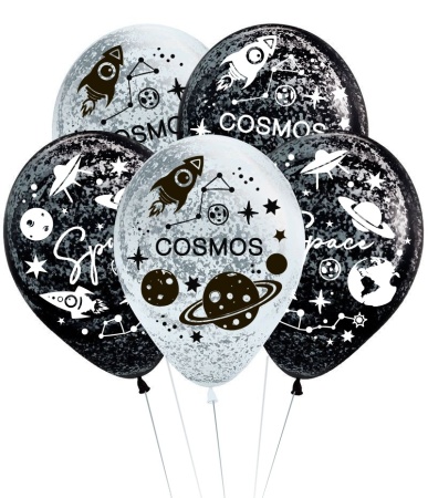 S 12" Космос, Ассорти  / 25 шт /  Колумбия 112К00 - купить в интернет-магазине «Буратино»