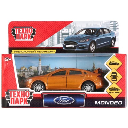 Машина металл FORD MONDEO, длина 12 см, откр дв, багаж, инерц, золотой. Технопарк в кор.2*36шт MONDE - купить в интернет-магазине «Буратино»