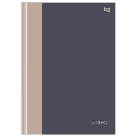 Бизнес-блокнот А5, 80л., евроформат, BG "Monocolor. Double", soft-touch ламинация ББ5т80_лс 57574 - купить в интернет-магазине «Буратино»