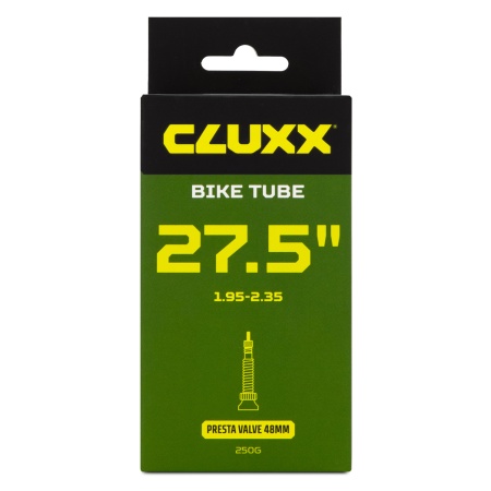 Велокамера CLUXX 27.5×2.125 Presta (FV48) Black - купить в интернет-магазине «Буратино»