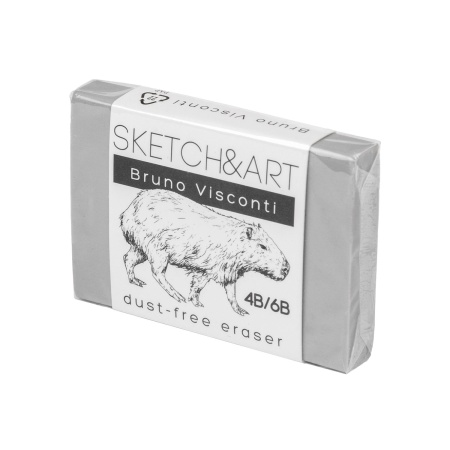 ЛАСТИК ХУДОЖЕСТВЕННЫЙ "SKETCH&ART" 4B/6B, СЕРЫЙ 42-0087 - купить в интернет-магазине «Буратино»