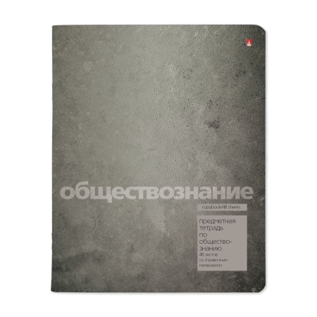 ТЕТРАДЬ ПРЕДМЕТНАЯ 48Л. СЕРИЯ "STONE COLOR" ОБЩЕСТВОЗНАНИЕ 7-48-1358/12 - купить в интернет-магазине «Буратино»