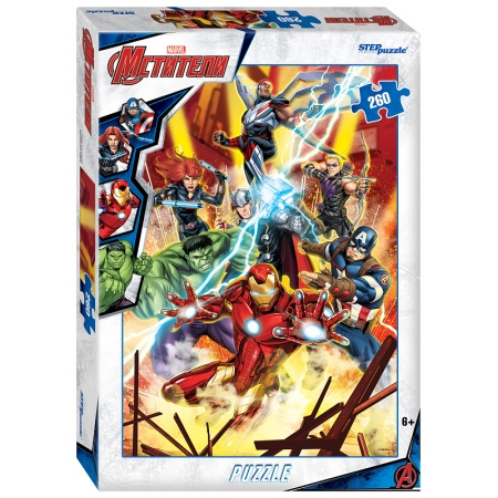 Мозаика "puzzle" 260 "Черная вдова" (Marvel) 95114 - купить в интернет-магазине «Буратино»