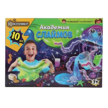 Набор опытов создай свой слайм 10 шт. IQ Эксперимент в кор.96наб TG01-EXSS10-RU - купить в интернет-магазине «Буратино»