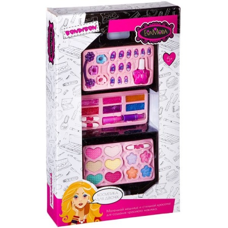 Набор детской декор. косметики Bondibon Eva Moda, BOX 40*24*7 см; - купить в интернет-магазине «Буратино»