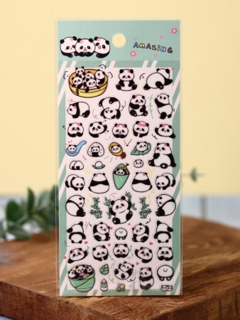 YT19 Наклейки "Cute panda" YT19 - купить в интернет-магазине «Буратино»