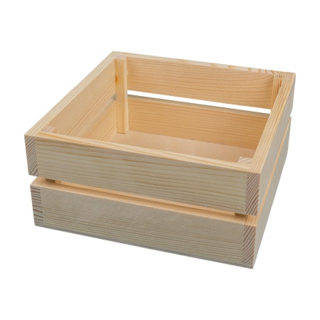 Заготовка для декорирования "Mr. Carving"   ВД-331   Ящик массив квадратный   сосна   20 х  20 х  9 - купить в интернет-магазине «Буратино»