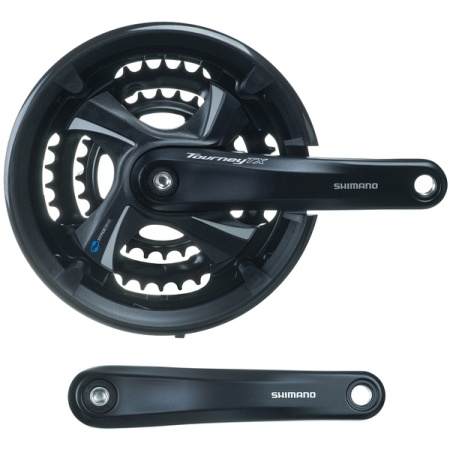 Система шатунов Shimano FC-TX801,TOURNEY TX,FOR REAR 7/8-SPEED, 170MM, 48X38X28TW/CG, CHAIN CASE COM - купить в интернет-магазине «Буратино»