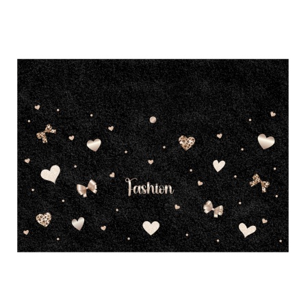 Папка-конверт на кнопке А4 (235*330мм) 0,18мм КОКОС Fashion hearts тисн фольг 260801 с рисунком - купить в интернет-магазине «Буратино»