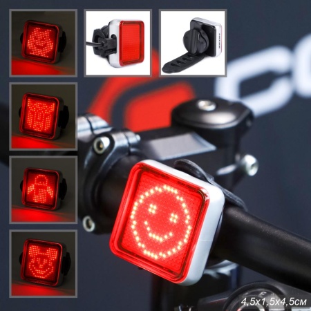 Фонарь задний интеллектуальный ZEON "MAGIC" корпус ABS+PC; свет LED; Smart-приложение; Type-C; Вес 4 - купить в интернет-магазине «Буратино»