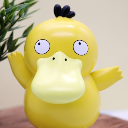 666-1A Копилка "Dancing duck", yellow (17 см), пластик 666-1A - купить в интернет-магазине «Буратино»