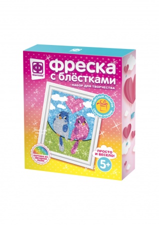407089 Фреска с блестками Первое свидание 407089 - купить в интернет-магазине «Буратино»