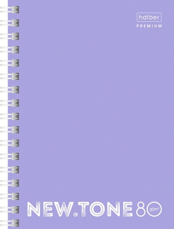 Записная книжка 80л А6ф клетка 80гр/кв.м . ламин.на гребне NEWtone PASTEL Пион 065603 - купить в интернет-магазине «Буратино»