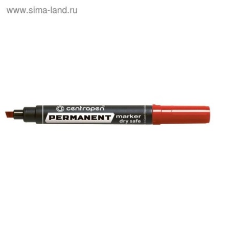 Маркер перманент. Centropen 2-5 мм красный, стойкий к высыханию, 8516 - купить в интернет-магазине «Буратино»