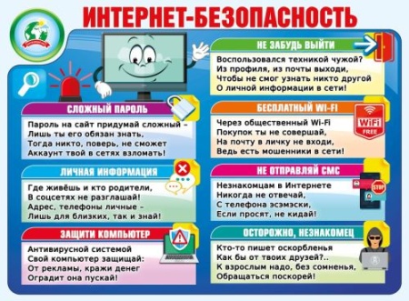 Плакат "Интернет-безопасность" 070.737 - купить в интернет-магазине «Буратино»