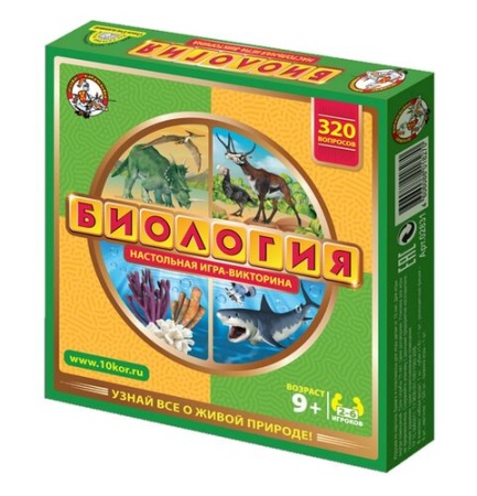 Игра настольная "Викторина Биология" 02831 - купить в интернет-магазине «Буратино»