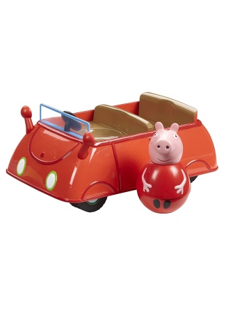Игровой набор неваляшка "Машина Пеппы" с фиг. Пеппы. ТМ Peppa Pig 28794 - купить в интернет-магазине «Буратино»