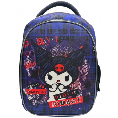 73830 Рюкзак облегченный Kuromi с анатомической спинкой, 2 отделения на молнии, на каждой молнии 2 б - купить в интернет-магазине «Буратино»