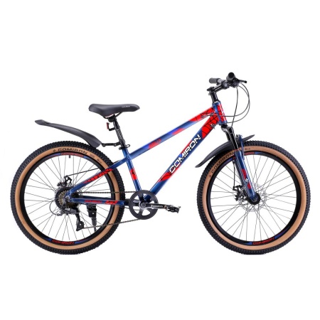 Велосипед 24" рама 13" 7sp COMIRON REBEL сине-красный 685586 - купить в интернет-магазине «Буратино»