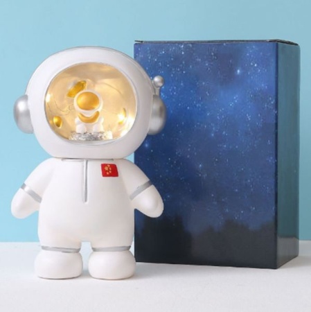 118P-010 Копилка-ночник "Space", white (23 см) 118P-010 - купить в интернет-магазине «Буратино»