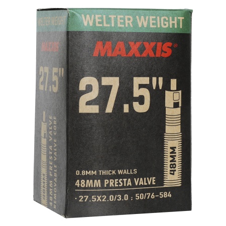 Велокамера Maxxis Welter Weight 27.5x2.0/3.0 0.8mm Велонипель 48мм - купить в интернет-магазине «Буратино»