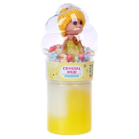 Лизун "Куколка" с игрушкой, цвета МИКС   7707518 7707518 - купить в интернет-магазине «Буратино»