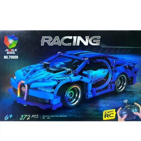 Конструктор на Р/у Racing машина синяя - купить в интернет-магазине «Буратино»