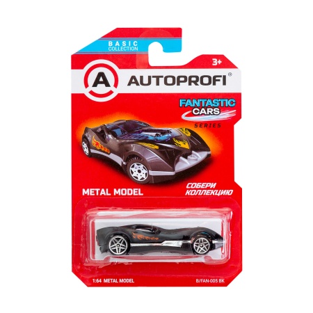 Машинка коллекционная 1:64, Серия FANTASTIC CARS, B/FAN-005, чёрный, 1/24/48 B/FAN-005 BK - купить в интернет-магазине «Буратино»