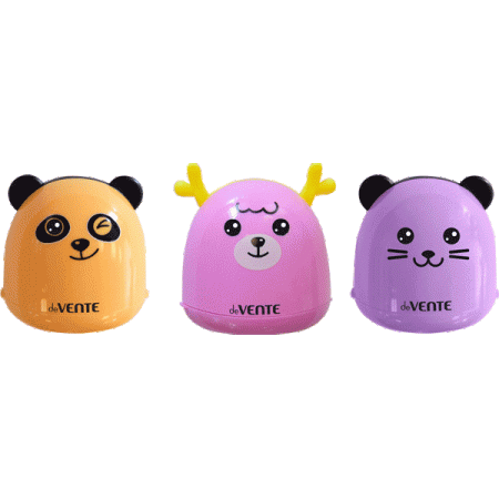 Точилка для карандашей "deVENTE. Cuties" 1 отверстие, с контейнером, пластмассовая 8031304 - купить в интернет-магазине «Буратино»