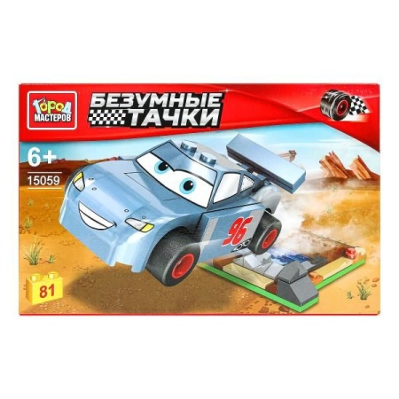 Конструктор безумные тачки, 81 дет. Город мастеров в кор.2*60шт 15059-ZH - купить в интернет-магазине «Буратино»