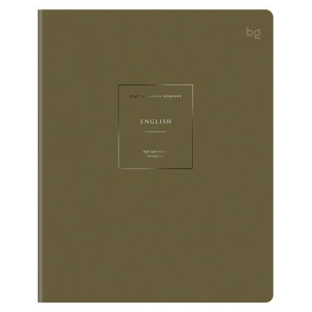 Тетрадь предметная 48л. BG "Сolor object" - Английский язык, soft-touch ламинация, тиснение фольгой, - купить в интернет-магазине «Буратино»