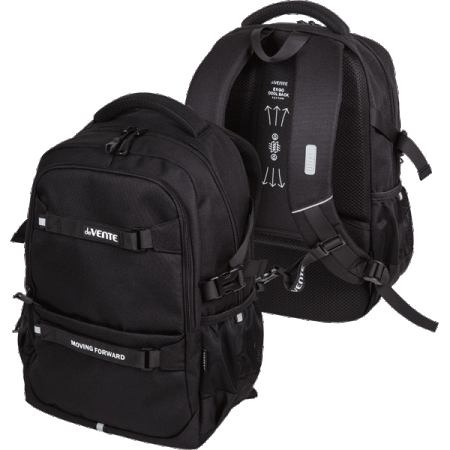 Рюкзак "deVENTE. Moving Forward. Black" подростковый 44x30x20 см (19 л) 700 г, текстильный 7032412 - купить в интернет-магазине «Буратино»
