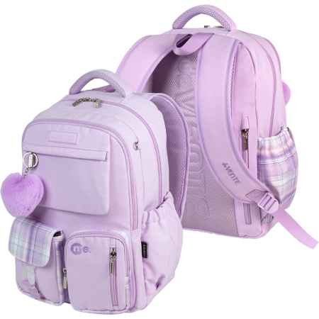 Рюкзак "deVENTE. ME. Violet" подростковый 42x31x20 см (18 л) 650 г 7032631 - купить в интернет-магазине «Буратино»