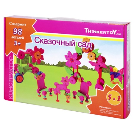 Конструктор Thinkertoy "Сказочный сад" (98 деталей) THIN0710-007 - купить в интернет-магазине «Буратино»