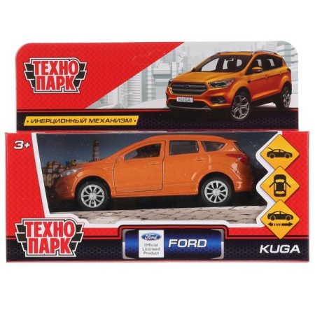 ТМ Технопарк. Машина металл "FORD KUGA" 12см, открыв. двери, инерц., ЗОЛОТОЙ в кор. в кор.2*36шт KUG - купить в интернет-магазине «Буратино»
