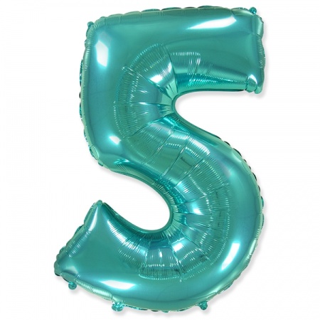 FM 32" Цифра Тиффани "5" / Five / 1 шт / Испания 901815TU - купить в интернет-магазине «Буратино»