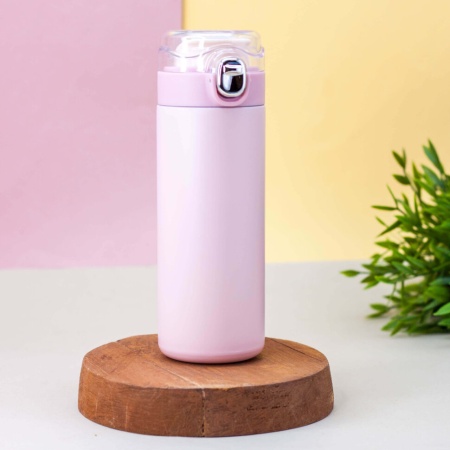Термос "Matt tone", pink (400 ml) BWH877-01 - купить в интернет-магазине «Буратино»