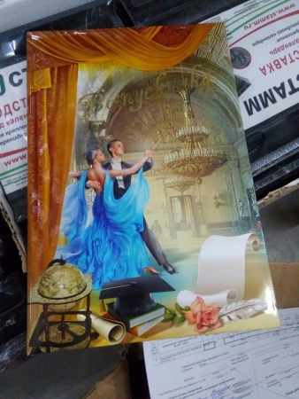 Папка адресная ламинированная "Выпускнику" , А4229/П - купить в интернет-магазине «Буратино»