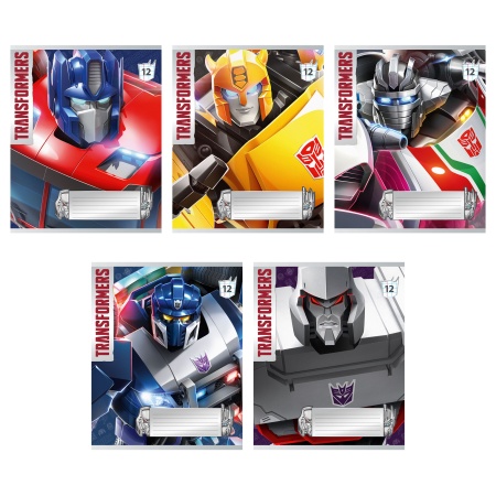 Тетр 12л скр А5 кл карт TR212/5-EAC выб УФ двойной Transformers TR212/5 - купить в интернет-магазине «Буратино»